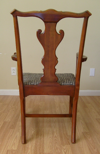 Early 20th Century Chippendale Hickory Mfg. Co. Cherry Dining Chairs Set of Six