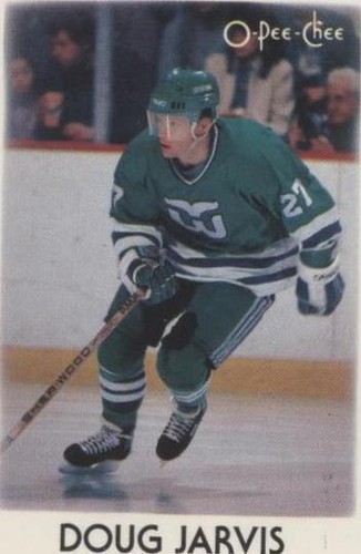 1987-88 O-Pee-Chee Leaders Mini - Doug Jarvis #19