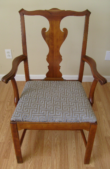 Early 20th Century Chippendale Hickory Mfg. Co. Cherry Dining Chairs Set of Six