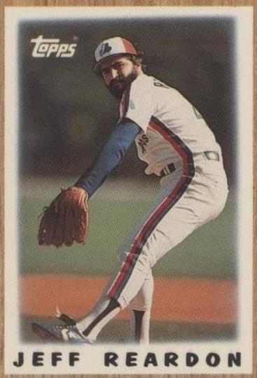 1987 Topps League Leaders Minis - Jeff Reardon #18