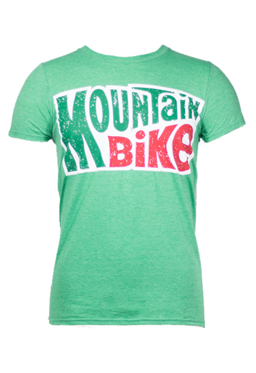 Mountain Bike Logo Shirt - Funny Bicycle T-Shirt for Men- La