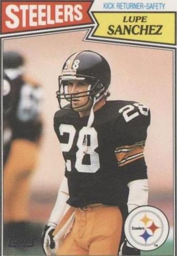 1987 Topps United Kingdom American Football Lupe Sanchez #60