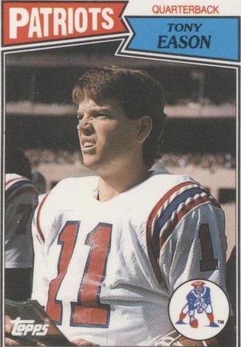 1987 Topps United Kingdom American Football Tony Eason #25