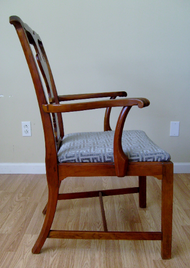 Early 20th Century Chippendale Hickory Mfg. Co. Cherry Dining Chairs Set of Six