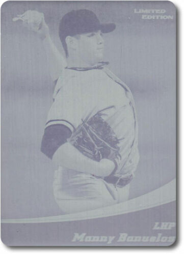 MANNY BANUELOS 2011 Leaf Limited Rookie Card Press Plate RC YANKEES 1/1. rookie card picture