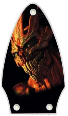 Truss Rod Cover compatible with Gibson Flying V Guitar Graphic Alien Entity