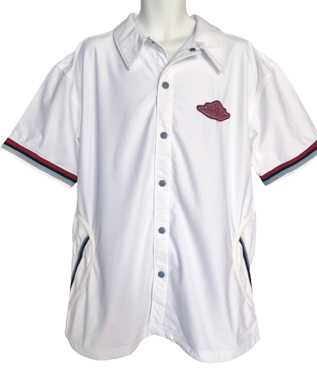 New Nike Air Jordan Wings Flight White Shirt Button Up Retro