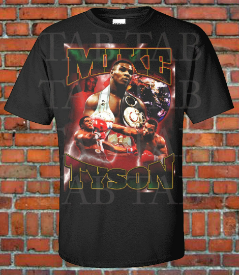 Mike Tyson Vintage Shirt Style 90s Rapper Boxing Champ T Shirt Throwback