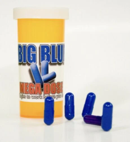 (JOKE ITEM) Big Blue Mega Dose Viagra Joke Pills,Fun Gag Gift Novelty Bar Prank