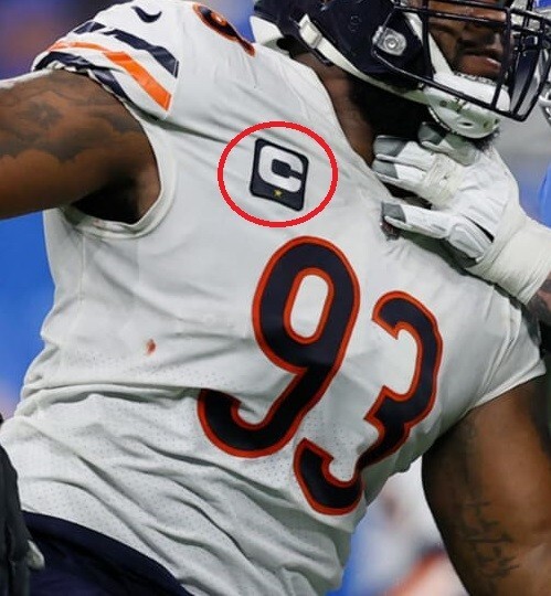 CHICAGO BEARS Justin Jones DT 1 -⭐ - STAR WHITE C BLACK