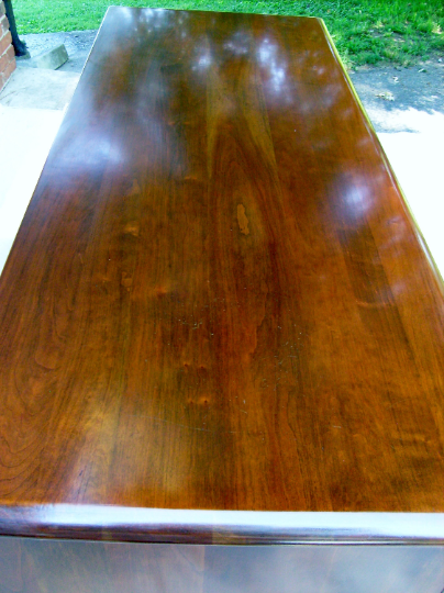 1930's Chippendale Solid Cherry Buffet Server Hickory Mfg. Co.