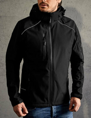 PROMODORO PROMODORO HERREN SOFTSHELL JACKE ÜBERGANGSJACKE ÜBERGRÖSSE WETTERJACKE S-5XL