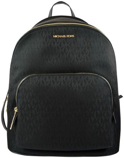 Michael Kors $298 Connie Md Backpack Black w Black MK | eBay