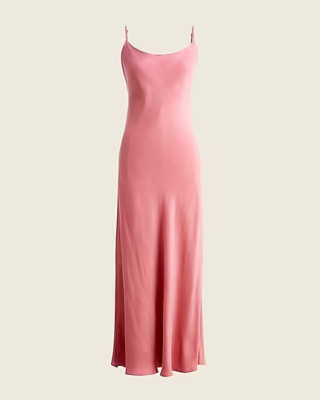 J. Crew Gwyneth Cupro-Blend Slip Dress Rose Petal Size 2 - NWT