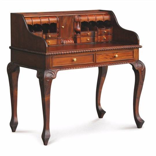 Maison Mahogany Timber French Provincial Writing Desk Antique Desks