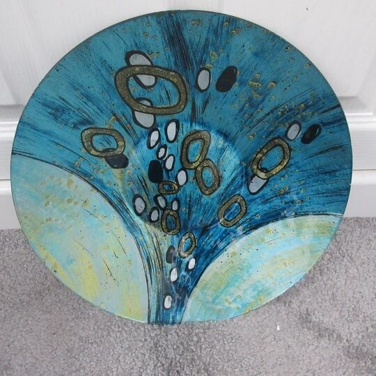Glass Decorative Large Plate BRAND NEW in Teignmouth, Devon Gumtree