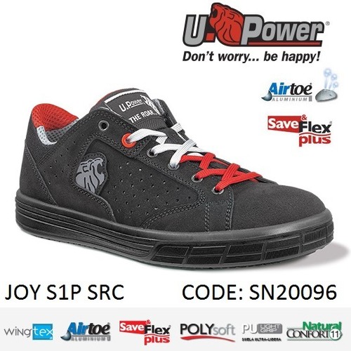 UPOWER Scarpa Antinfortunistica Bassa SRC S1P Traspirante leggera