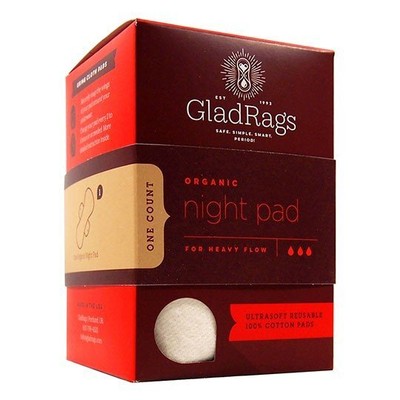 Прокладки из органического хлопка Glad Rags Sleepers Nighttime 1 упаковка
