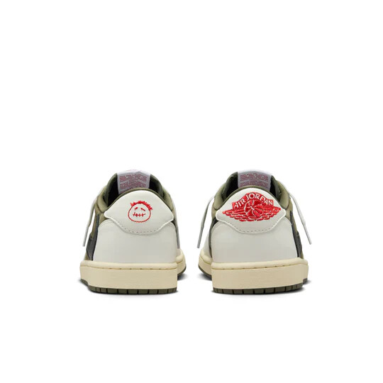 JORDAN NIKE AIR JORDAN 1 RETRO LOW OG SP TRAVIS SCOTT MEDIUM OLIVE DM7866-200 MENS