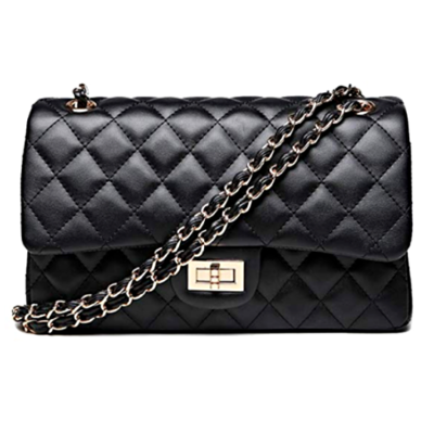 Sac a main femme matelassé noir new arrivals