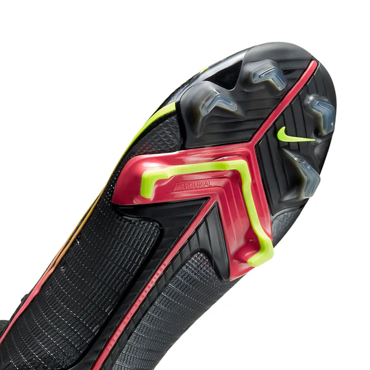 Pre-owned Nike Mercurial Superfly 8 Elite Fg Black Cyber Green Cleats Cv0958-090 Men's 9 In Off Noir