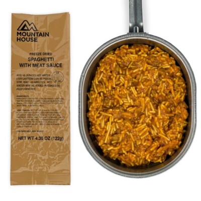 Long Range Patrol Spaghetti with Meat Sauce  Entree~Freezed Dried~LRP MCW ~