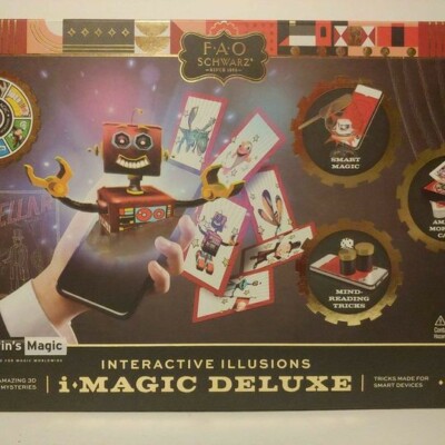 NIB FAO Schwarz Marvin's Magic iMagic Deluxe 46 Piece Magic Kit Set