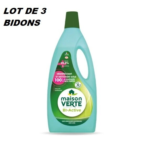Maison Verte DÃ©Sinfectant Nettoyant Sols Et Surfaces Multi Surfaces  (Lot De 3)