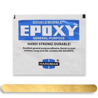 Hardman Epoxy Glue for DIY Ski Binding Insert Installation - 3.5g
