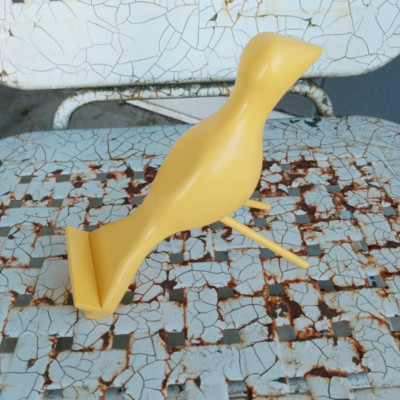 Handmade MCM Mid-Century Inspirede Eames House Bird Inspired Cell Phone Holder.