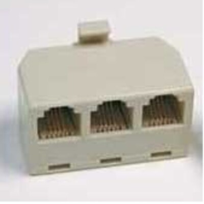 Multi-Phone Line Adapter 3-Jack