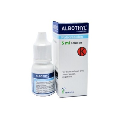 2x Albothyl Concentrate Policresulen Antitrichomonal Candidal Agent For Thrush
