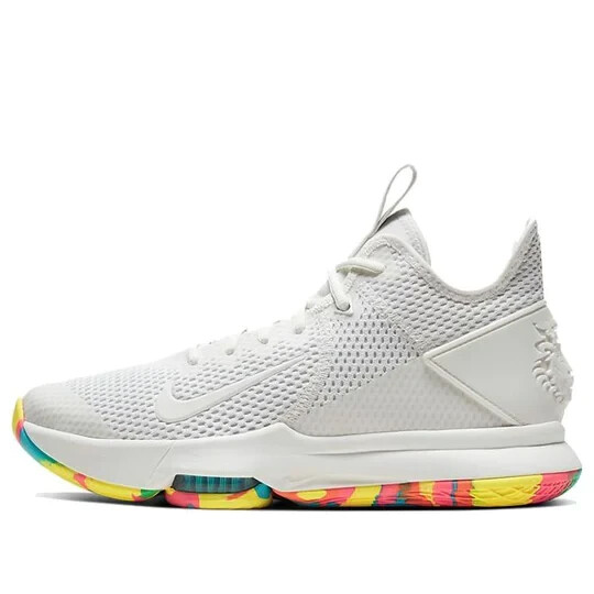 

Баскетбольные кроссовки Nike LeBron Witness IV White Pebbles BV7427-102, мужские размеры, Белый, Nike LeBron Witness