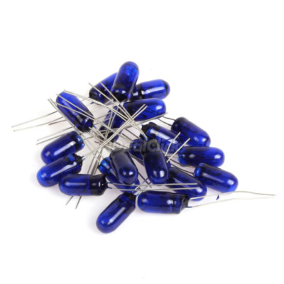 10pcs Grain of Wheat 3mm Blue 12V Mini Bulbs Dashboard Light Bulbs, miniatures