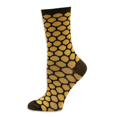 

Хлопковые носки для брюк Maggies Organics Bee Keeper Honey/Black, 1 пара в упаковке, Not available