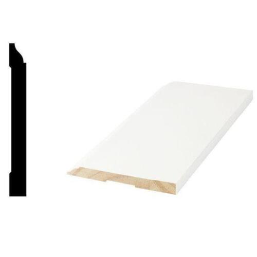 Baseboard 9/16” x 5-1/4” x 16’ Primed PINE wood NOT MDF 
