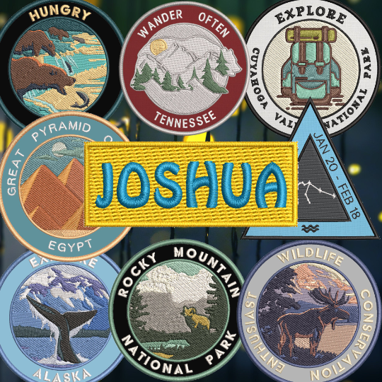 5" x 1.5" Personalized Name Tag Custom "YOUR NAME" Embroidered DIY Patch Iron-on