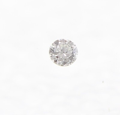 0.005 Carat F Color VVS2 Round Brilliant Natural Loose Diamond For Ring 1.01mm