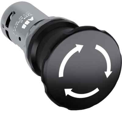 ABB Maschinensttop 1SFA619550R1076 Twist-Release, non éclairé, 24 - 300 V, 6 kV