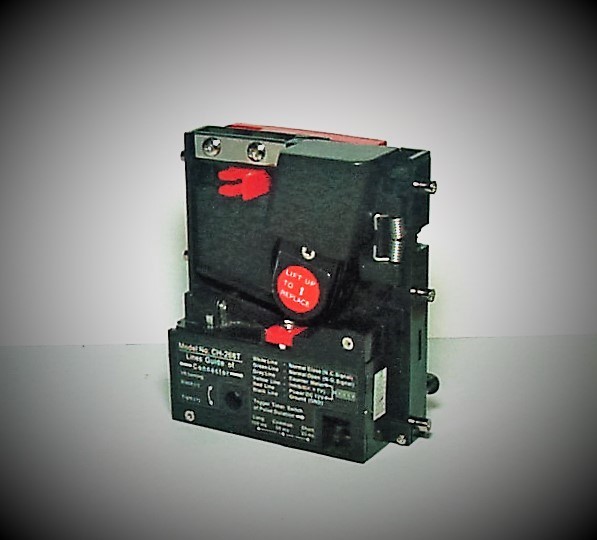 1 COIN ANALYZE & POWER SUPPLY WITH HOLDER AND 2 CONTAINERS & 25 ROLLS OF PENNIES