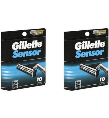 Gillette Sensor Razor Blades Refills, 20 Cartridges 