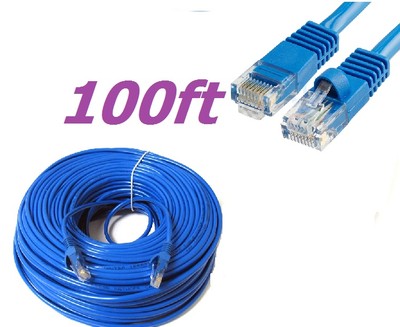 CAT5 CAT5 RJ45 Ethernet LAN Network Patch Cable For PS XBox Internet Router Blue