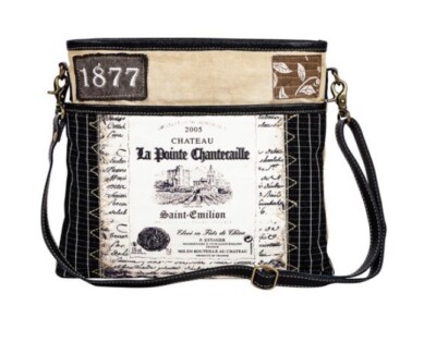 Myra Bag 8912 La Pointe Chantecaille Canvas Crossbody Shoulder Bag