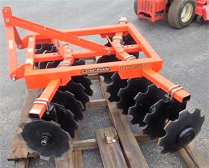 GENUINE 2017 LAND PRIDE DISC HARROW ASSEMBLY DH1572