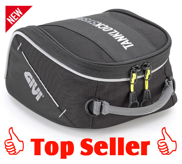 GIVI EA123 Motorrad Tankrucksack, Tanktasche für Tanklock System, schwarz, 5l