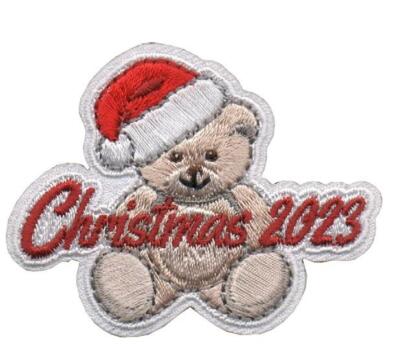 Girl Boy Cub CHRISTMAS FUN '23 2023 Patches Badge SCOUT GUIDE Teddy bear Holiday