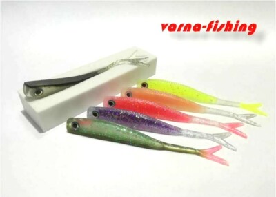 50ct 5 Inch Moon bug Senko Style Soft Plastic Bass Fishing Stick Bait