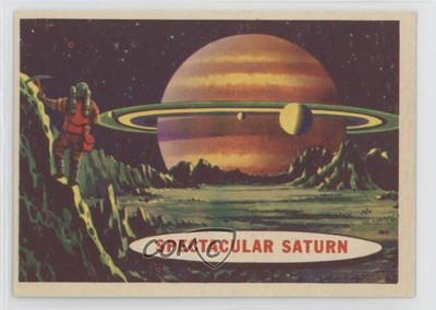 1958 Topps Target: Moon Blue Back Spectacular Saturn #84 06mi