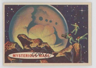 1958 Topps Target: Moon Blue Back Mysterious Mars #72 06mi