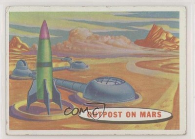 1958 Topps Target: Moon Popsicle Pink Back Outpost On Mars #75 sq1